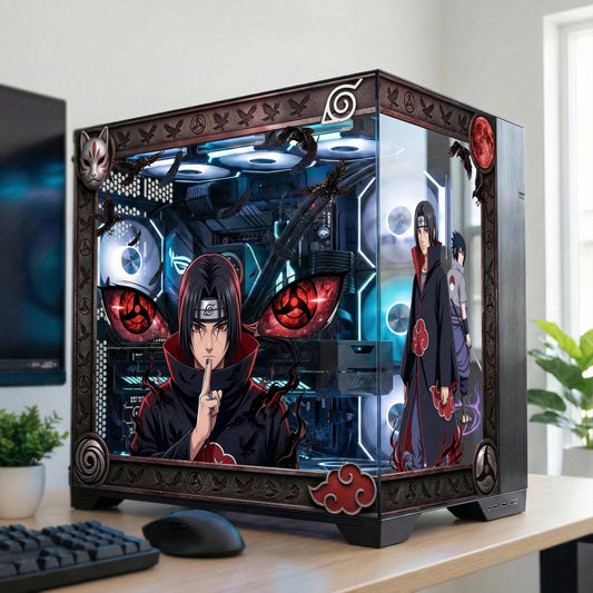 Custom PC Skin for Lian Li O11 Dynamic Series - Choose Your Design - Cling Glass Wrap for O11D, Evo, Mini, XL - Anime & Aesthetic PC Decal