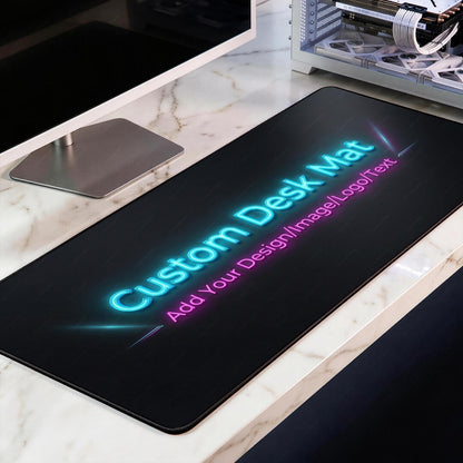 Custom Desk Mat, Personalized Mouse Pad, Add Your Own Design Deskpad, Custom Large Gaming Mousepad, Office Workspace Decor