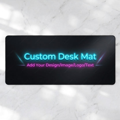 Custom Desk Mat, Personalized Mouse Pad, Add Your Own Design Deskpad, Custom Large Gaming Mousepad, Office Workspace Decor