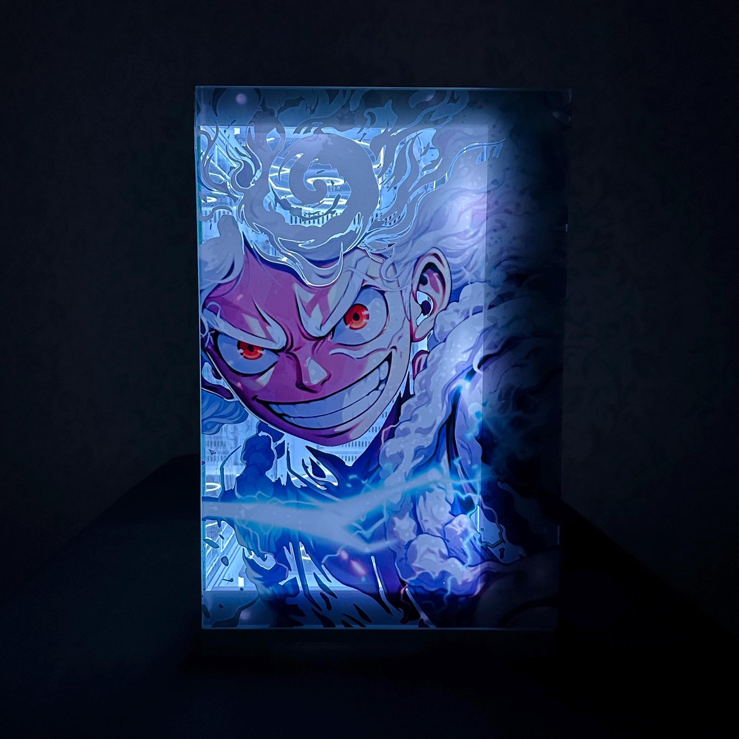 Anime Style PC Case Static Cling Decal for Tempered Glass – Custom Size, No Glue, RGB Friendly