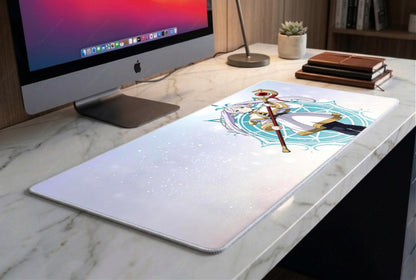 Frieren Beyond Journey's End Desk Mat, Sousou no Frieren XL Mousepad, Anime Magic Circle Deskpad, 4mm Thick Premium Gaming Mat
